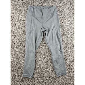 Members Mark Womens Sz XL Everyday High Rise Ankle Leggings Gray Athletic